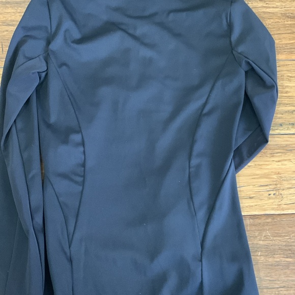 SYNC EQUESTRIAN PLEATED VENOM TOP- XS BLACK. UNSTOPPABLE ON SLEEVE - Picture 6 of 10